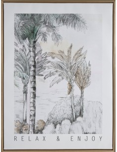 OBRAZ 647 45 X 60 X 2.5 CM SZARY