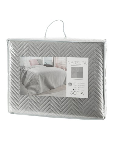 NARZUTA SOFIA 200 X 220 CM SREBRNY