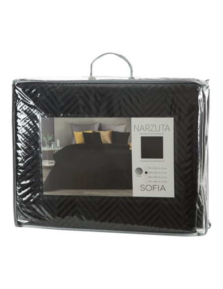 NARZUTA SOFIA 170 X 210 CM CZARNY