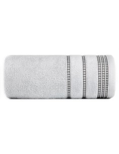 RĘCZNIK AMANDA (03) 70 X 140 CM SREBRNY 2