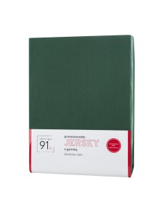 PRZEŚCIERADŁO Z GUMKĄ JERSEY D91 120 X 200 X 25 CM BUTELKOWY ZIELONY 2