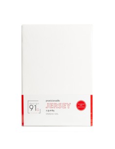 PRZEŚCIERADŁO Z GUMKĄ JERSEY D91 240 X 220 X 30 CM KREMOWY 2