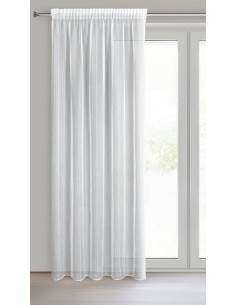 FIRANA GOTOWA LAURA NA TAŚMIE 140 X 280 CM BIAŁY 2