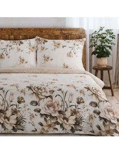 KOMPLET POŚCIELI SATYNOWEJ SPRING 41 220 X 200 CM JASNOKREMOWY