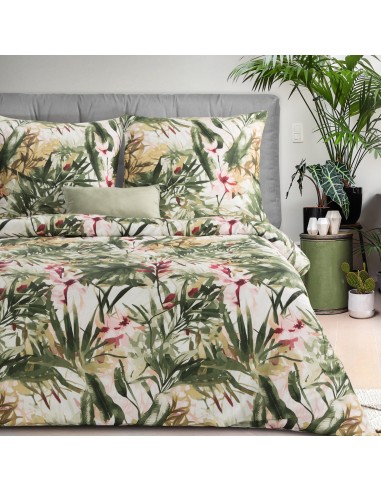 KOMPLET POŚCIELI SATYNOWEJ SPRING 43 220 X 200 CM ZIELONY