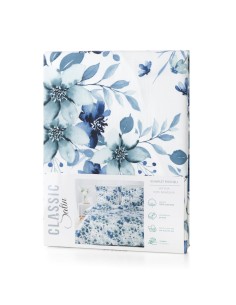 KOMPLET POŚCIELI SATYNOWEJ SPRING 54 220 X 200 CM NIEBIESKI 2