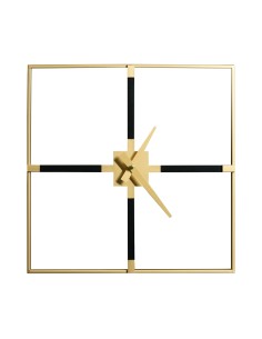 ZEGAR DEKORACYJNY 24 80 X 80 X 5 CM CZARNY