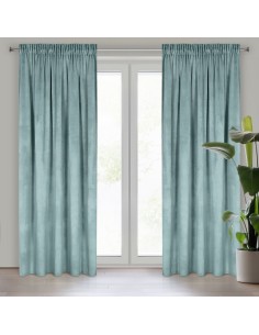 ZASŁONA GOTOWA D91 ROSA NA TAŚMIE 140 X 270 CM SZAŁWIOWY