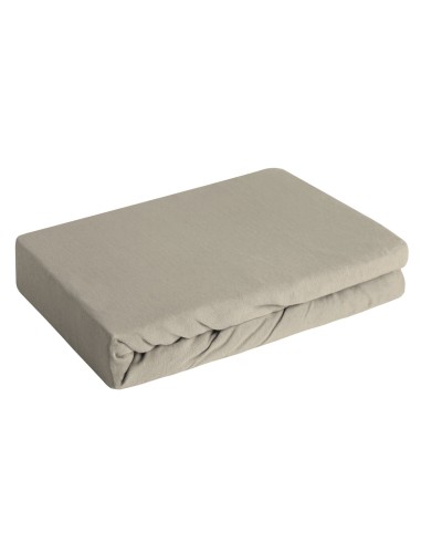 PRZEŚCIERADŁO JERSEY3 120 X 200 X 25 CM BEŻOWY