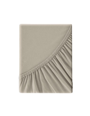 PRZEŚCIERADŁO JERSEY3 120 X 200 X 25 CM BEŻOWY