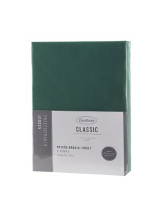 PRZEŚCIERADŁO JERSEY3 240 X 220 X 30 CM CIEMNOZIELONY 2