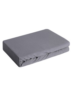 PRZEŚCIERADŁO JERSEY3 240 X 220 X 30 CM CIEMNOSTALOWY