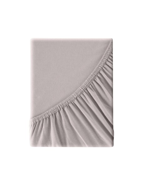 PRZEŚCIERADŁO JERSEY3 240 X 220 X 30 CM JASNOSZARY