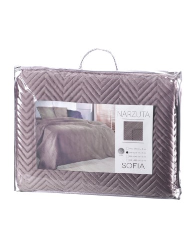 NARZUTA SOFIA 230 X 260 CM PUDROWY RÓŻ