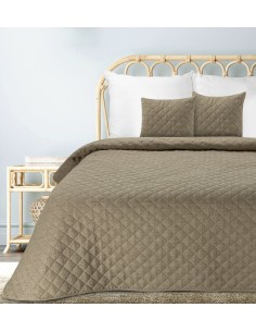 NARZUTA LEN 1 170 X 210 CM CIEMNOBEŻOWY