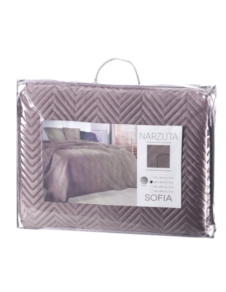 NARZUTA SOFIA 220 X 240 CM PUDROWY RÓŻ