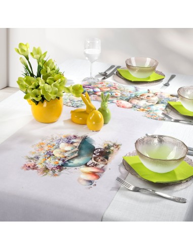 OBRUS EASTER 40 X 140 CM BEŻOWY