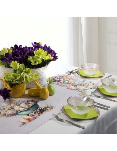 OBRUS EASTER 40 X 140 CM BEŻOWY