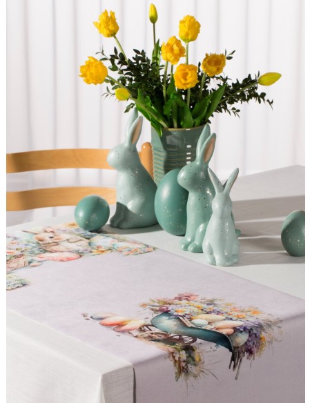 OBRUS EASTER 40 X 140 CM BEŻOWY