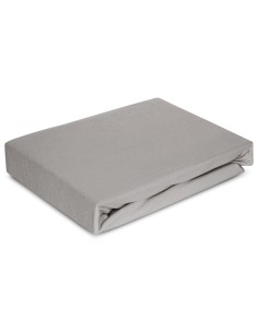 PRZEŚCIERADŁO Z GUMKĄ JERS4 90 X 200 X 25 CM SREBRNY