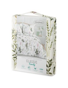 KOMPLET POŚCIELI BAWEŁNIANEJ VANESS 220 X 200 CM BIAŁY 2