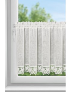 FIRANA GOTOWA DORIS NA TAŚMIE 150 X 60 CM KREMOWY