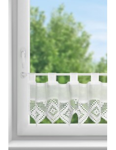 FIRANA GOTOWA ISAAC NA SZELKACH 150 X 30 CM BIAŁY