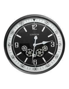 ZEGAR DEKORACYJNY 10 O 59 X 11 CM CZARNY