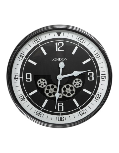 ZEGAR DEKORACYJNY 10 O 59 X 11 CM CZARNY