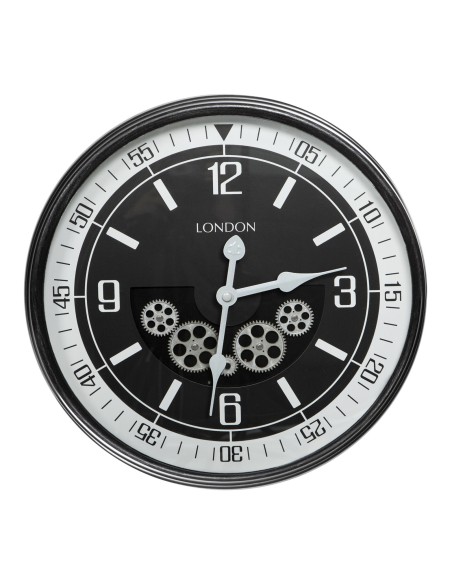 ZEGAR DEKORACYJNY 10 O 59 X 11 CM CZARNY