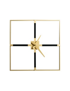 ZEGAR DEKORACYJNY 24 60 X 5 X 60 CM CZARNY