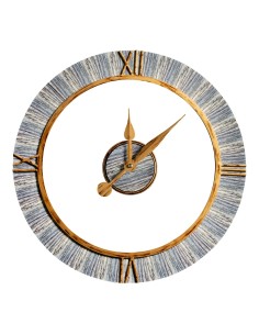 ZEGAR DEKORACYJNY 25 O 60 X 5 CM BRĄZOWY