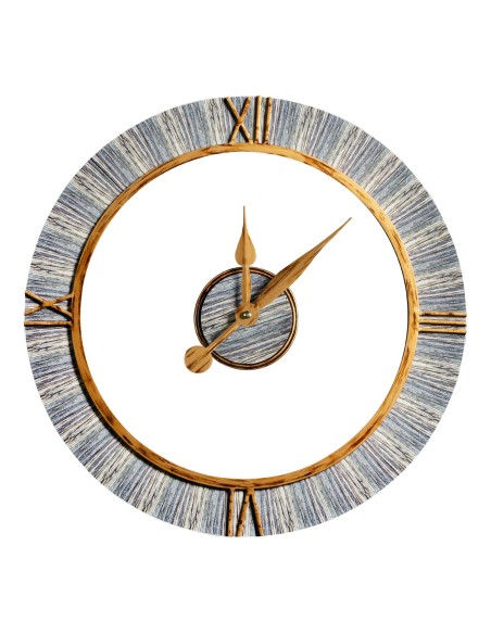 ZEGAR DEKORACYJNY 25 O 60 X 5 CM BRĄZOWY