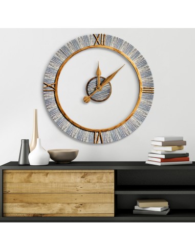 ZEGAR DEKORACYJNY 25 O 60 X 5 CM BRĄZOWY