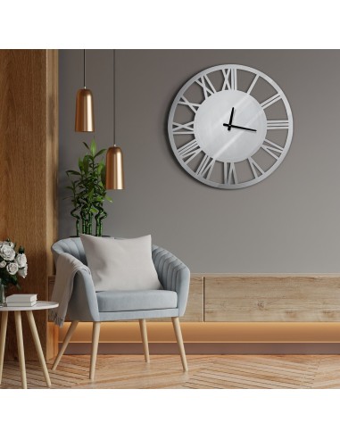 ZEGAR DEKORACYJNY 32 O 60 X 5 CM STALOWY