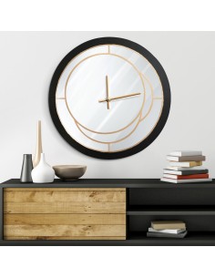 ZEGAR DEKORACYJNY 34 O 60 X 5 CM STALOWY 2