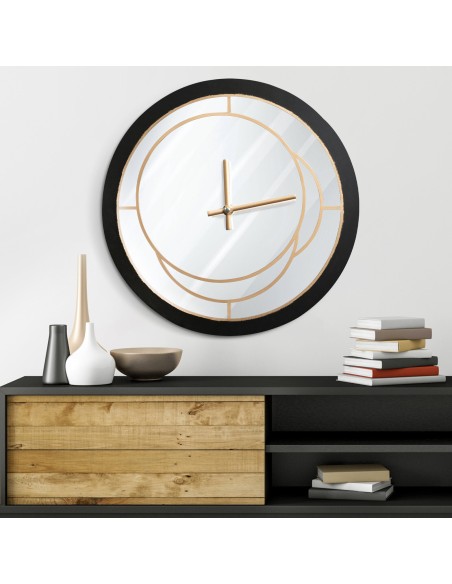 ZEGAR DEKORACYJNY 34 O 60 X 5 CM STALOWY