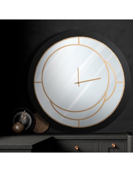 ZEGAR DEKORACYJNY 34 O 60 X 5 CM STALOWY