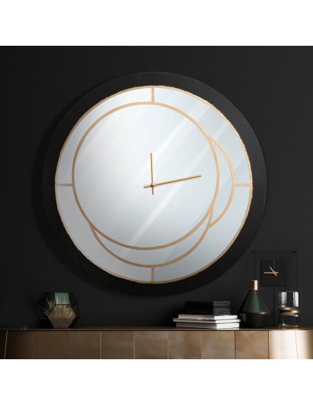 ZEGAR DEKORACYJNY 34 O 60 X 5 CM STALOWY