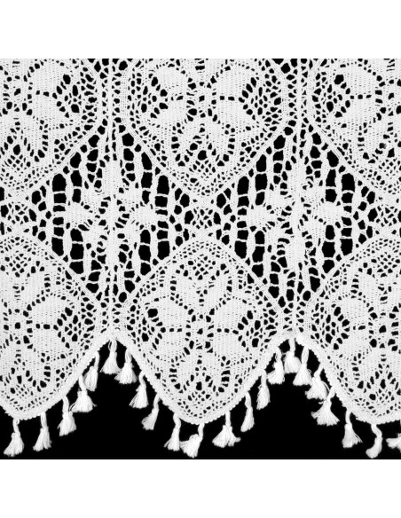 FIRANA GOTOWA MOLY NA TAŚMIE 150 X 30 CM BIAŁY