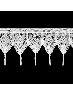 FIRANA GOTOWA MARTHA NA TAŚMIE 150 X 30 CM BIAŁY 2