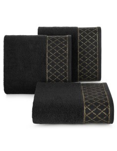 RĘCZNIK LAYLA (09) 30 X 50 CM CZARNY