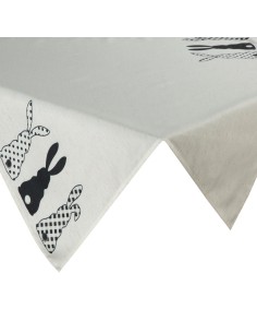 OBRUS WIOSNA 85 X 85 CM BIAŁY 2