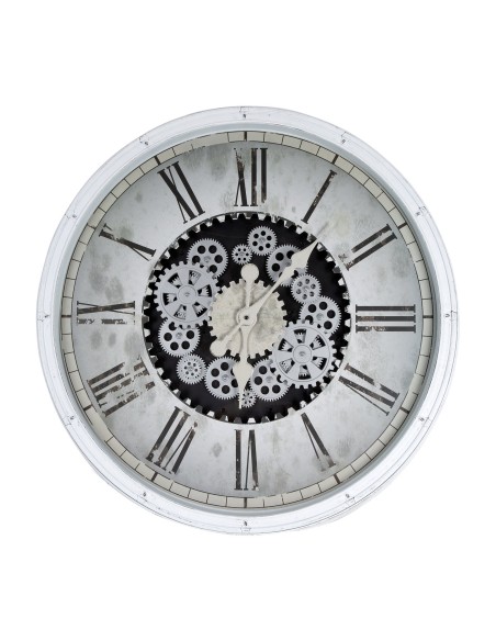ZEGAR DEKORACYJNY 86 O 72 X 8 CM BIAŁY