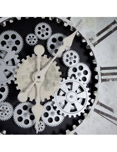 ZEGAR DEKORACYJNY 86 O 72 X 8 CM BIAŁY