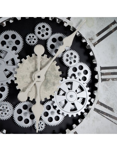 ZEGAR DEKORACYJNY 86 O 72 X 8 CM BIAŁY