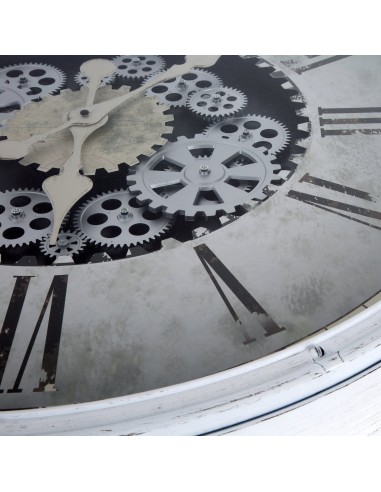 ZEGAR DEKORACYJNY 86 O 72 X 8 CM BIAŁY