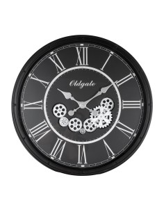 ZEGAR DEKORACYJNY 87 O 72 X 8 CM CZARNY