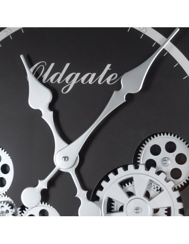 ZEGAR DEKORACYJNY 87 O 72 X 8 CM CZARNY