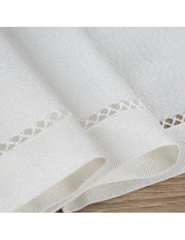 OBRUS EMILY 40 X 200 CM BIAŁY